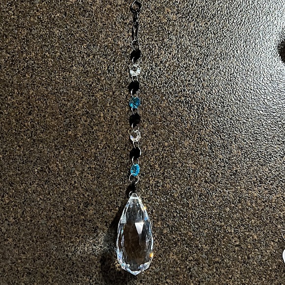 EXTRA LARGE Faceted Glass Prism Sun Catcher - Picture 6 of 7